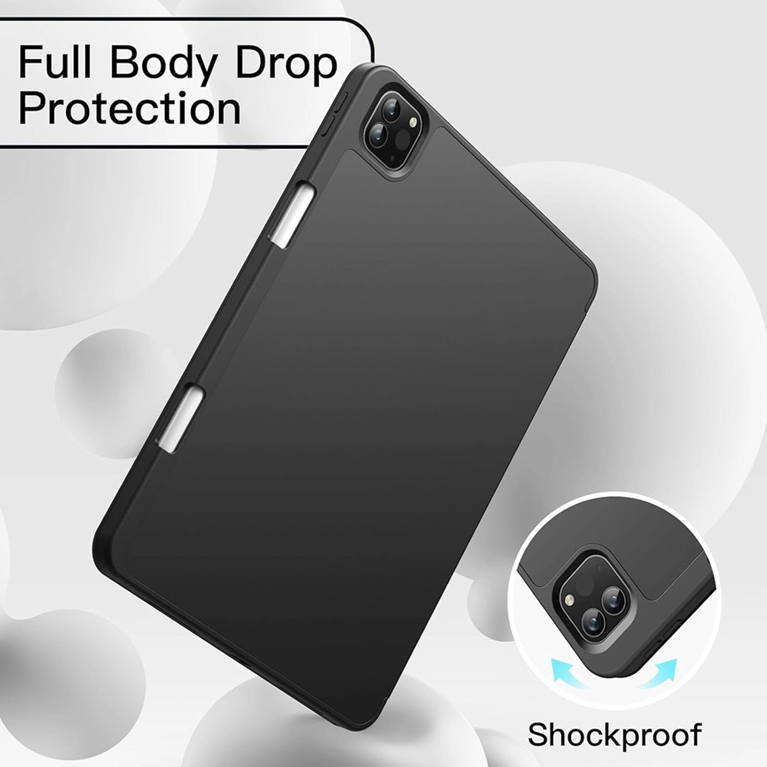 Tri-Fold Book Case with Pencil Holder for iPad Pro 13-inch (2024)