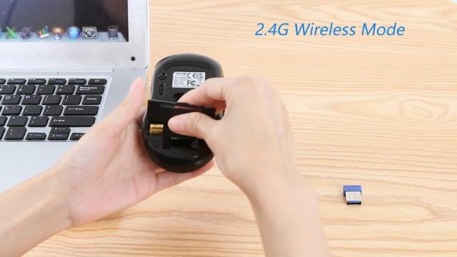 Multi-Device Slim Optical Mouse - Bluetooth, USB