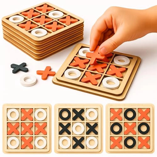 Tic Tac Toe - Wooden Mini