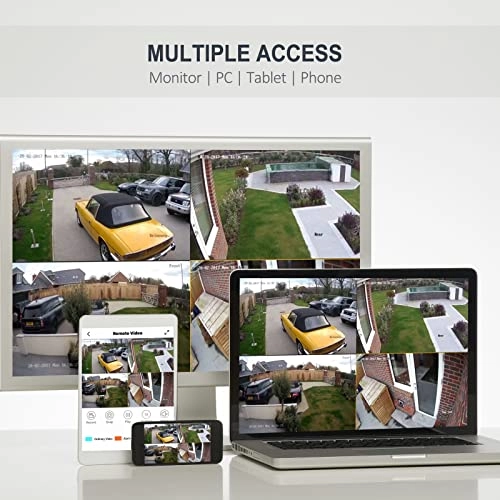 8-CH Smart DVR - 4 Cameras 5MP