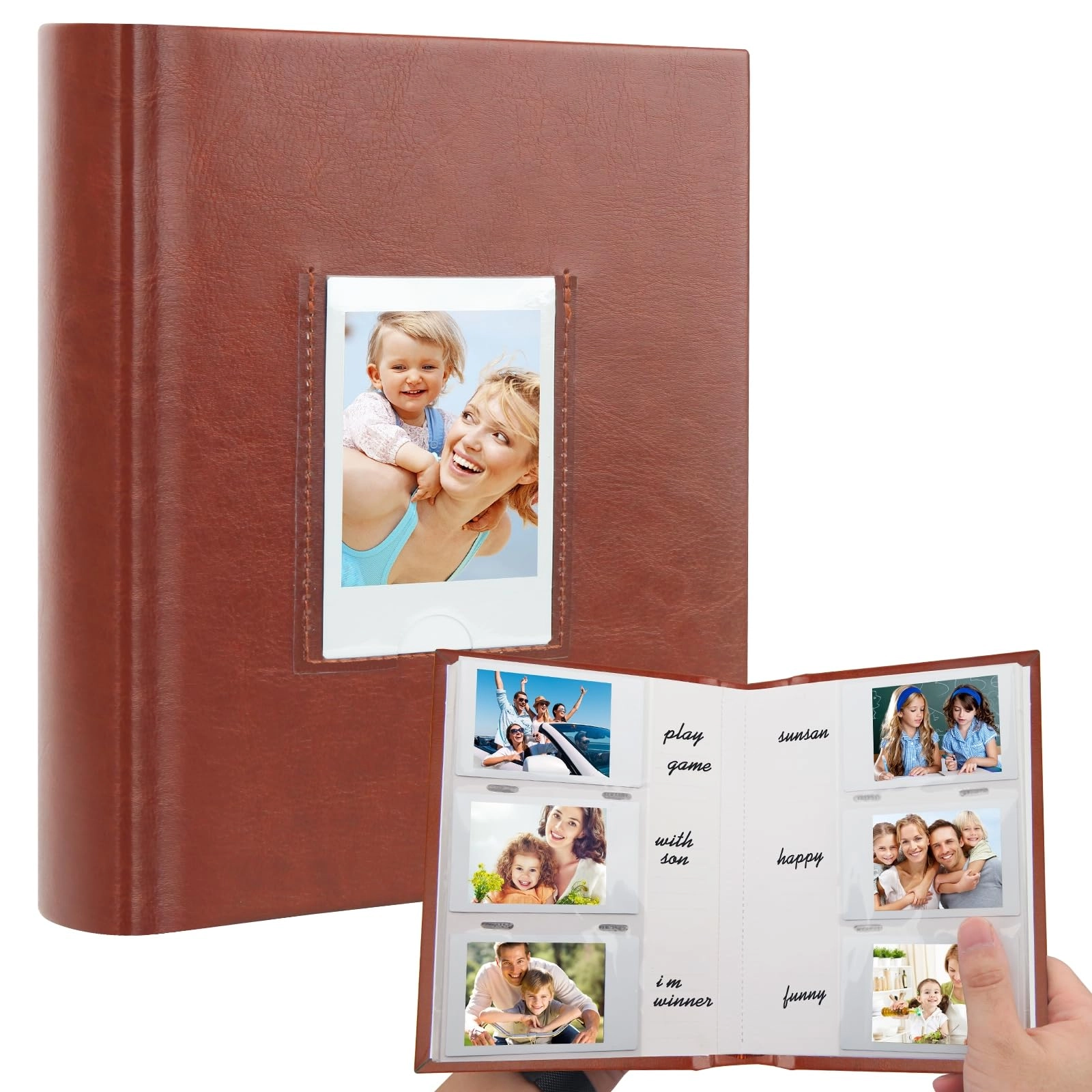 2.4 x 3.6" 180 Photos PU Photo Album