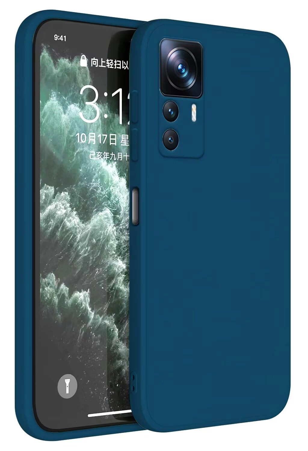 Topme Case Design for Xiaomi MI 12T Pro - Thermoplastisches Polyurethan Pelz Bumper