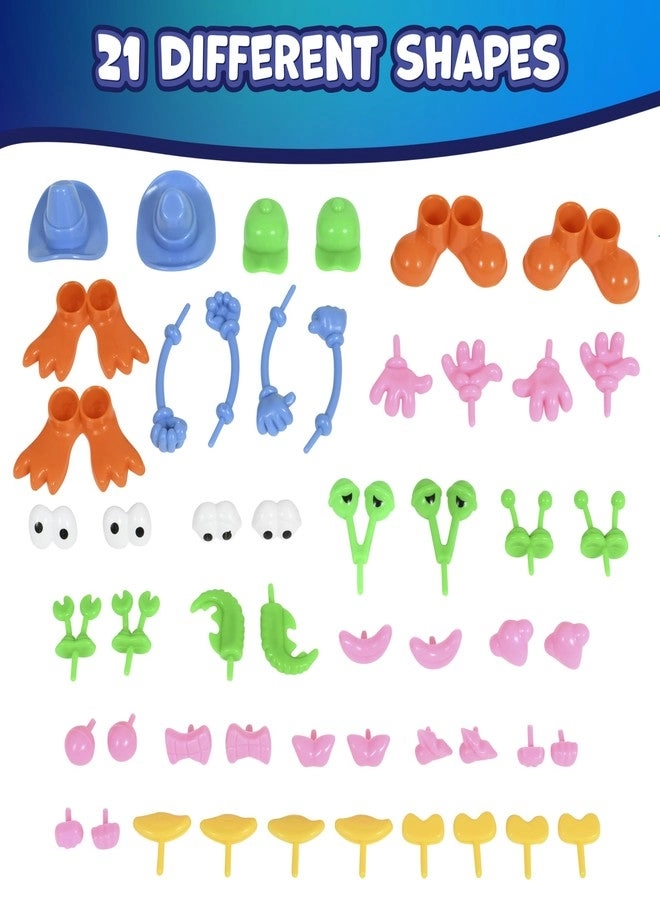 Dough Character Accessories - 52 pcs