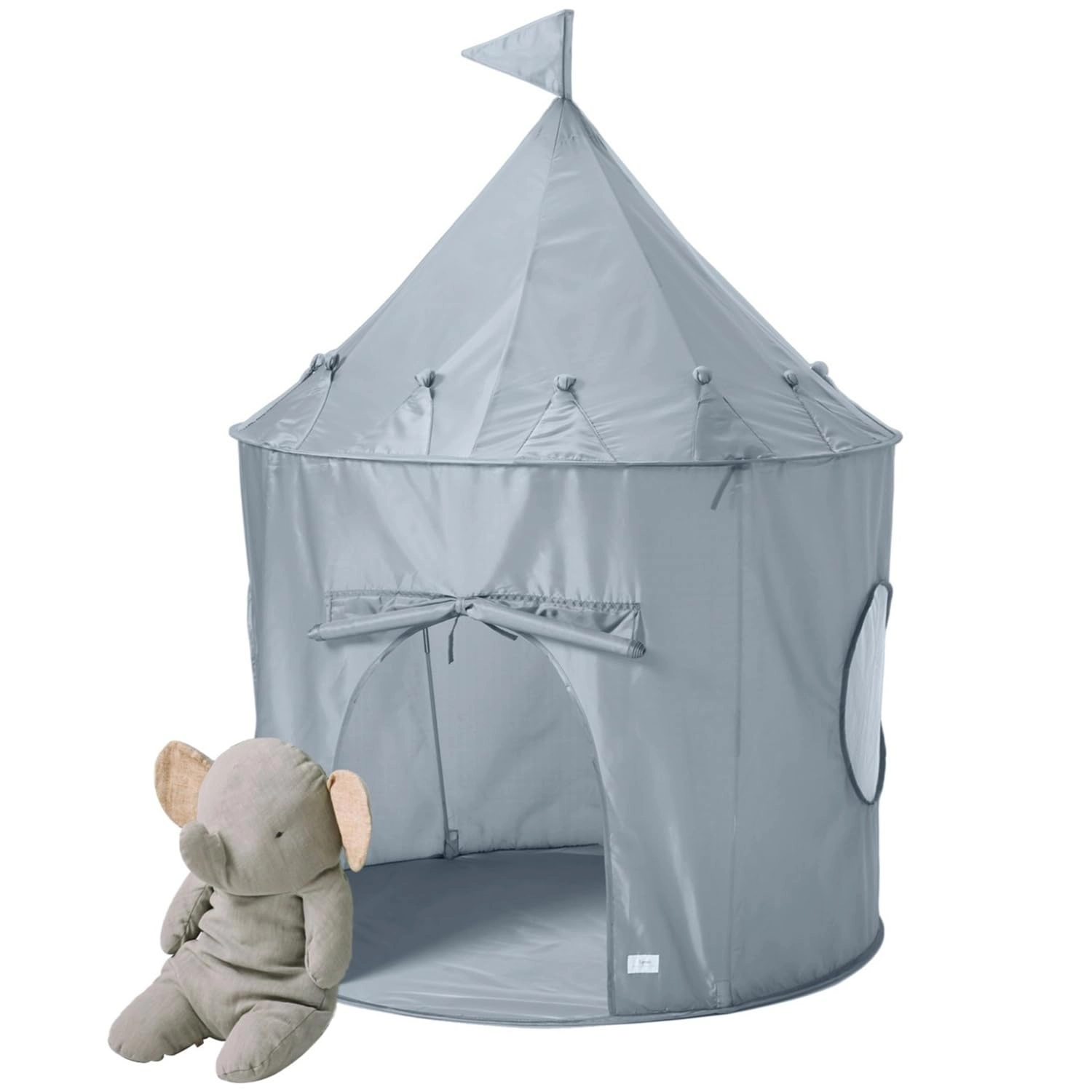 Kids Play Tent - 3ft wide 4ft tall Checkerboard Beige
