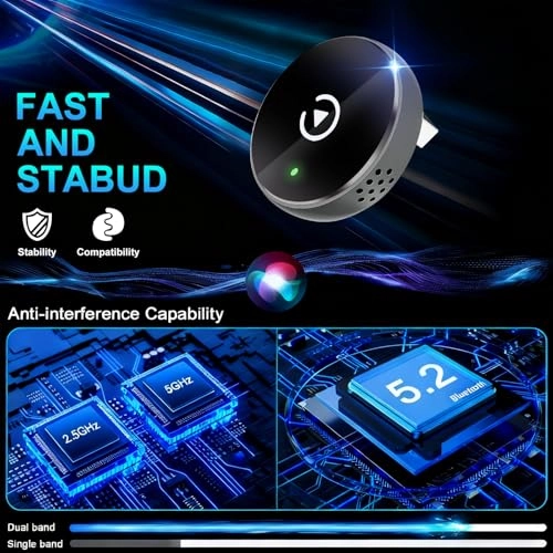 Wireless CarPlay Adapter - Bluetooth USB iPhone