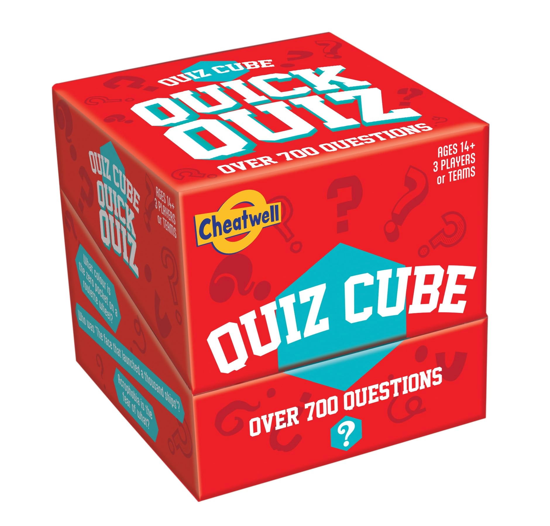 Cheatwell Games Quick Quiz - Trivia Game 744 Questions Red