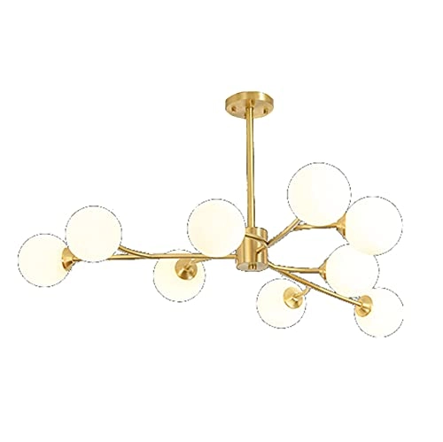 Molecular Chandelier - G9 Copper and glass 90*27*30cm