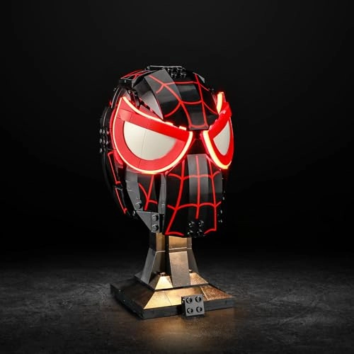 Light for LEGO 76329 Miles Morales' Mask Set - Plastic Miles Morales' Mask Set