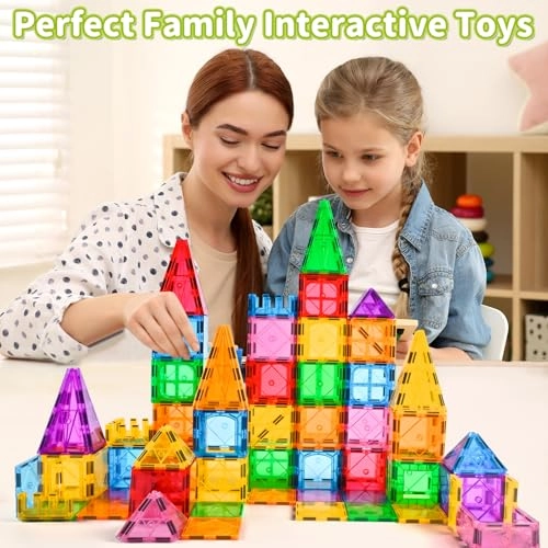 Magnetic Building Blocks - 64pcs