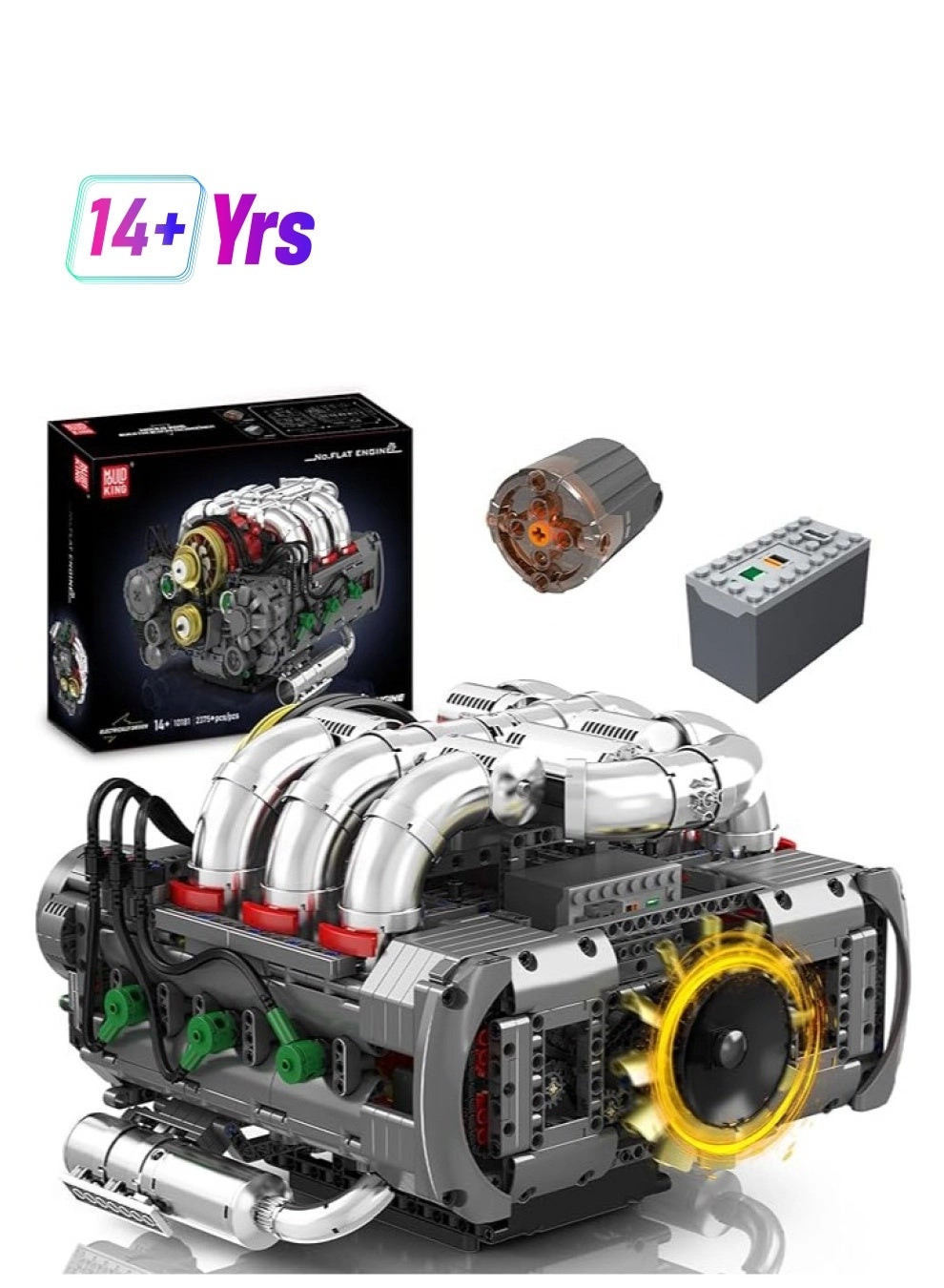 Flat-Six Engine Model Kit (10181) - Battery Box