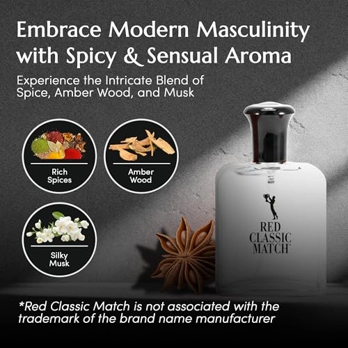 Red Classic Match Eau de Toilette 2.54 Fl Oz