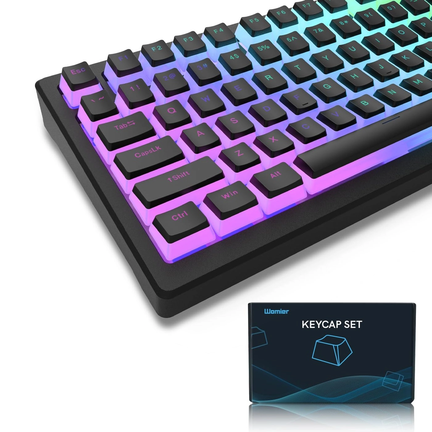 Pudding Keycaps - 165 Keys PBT