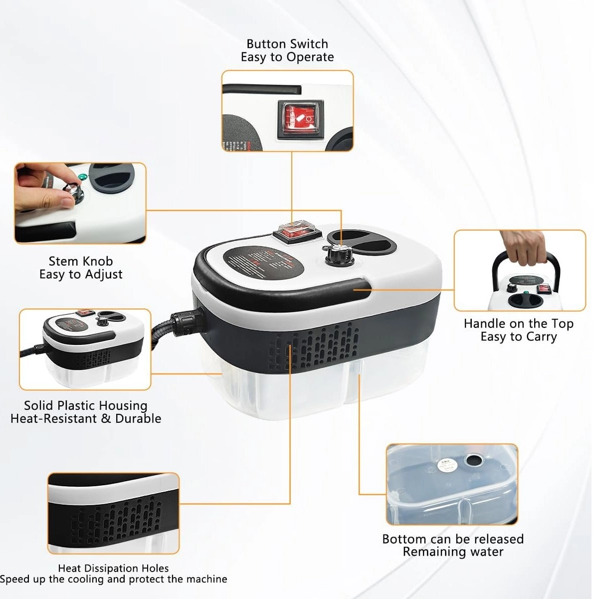 Portable Steam Cleaner - 1200ML