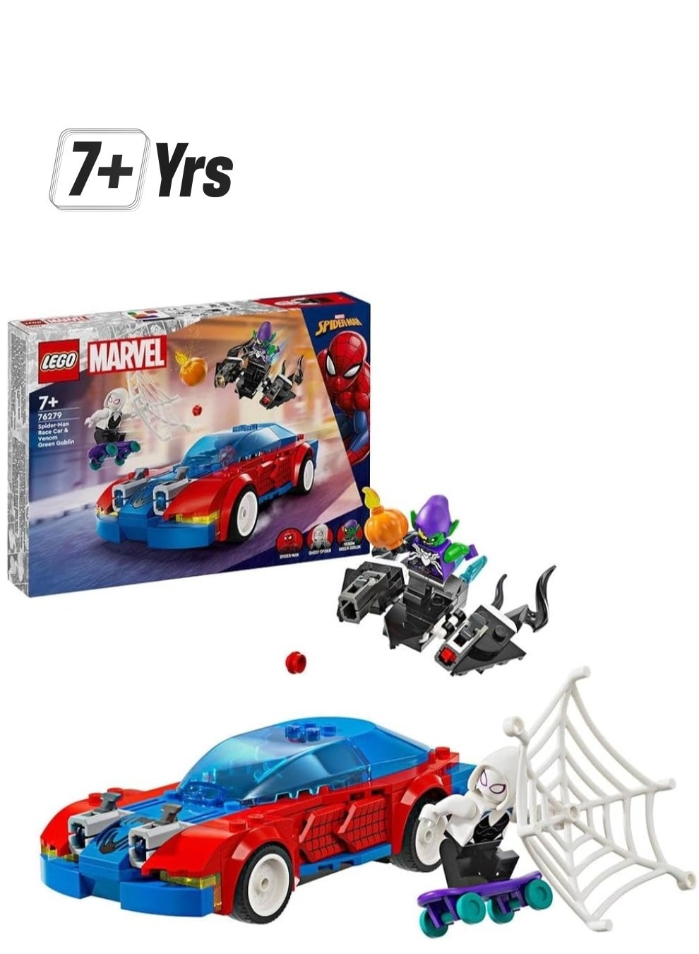 Marvel Spider-Man Race Car & Venom Green Goblin (76279) - Super Heroes