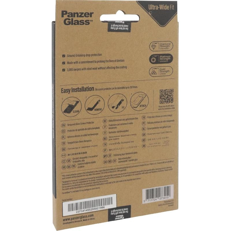 Ultra Wide Fit Clear Tempered Glass Screen Protector for iPhone 16 Plus