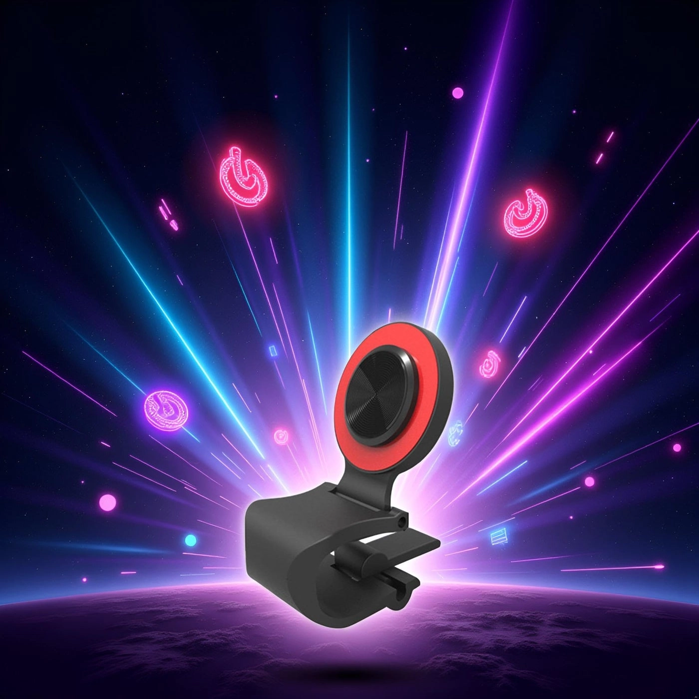 Mobile Phone Joystick Gaming Controller - Red L1R1