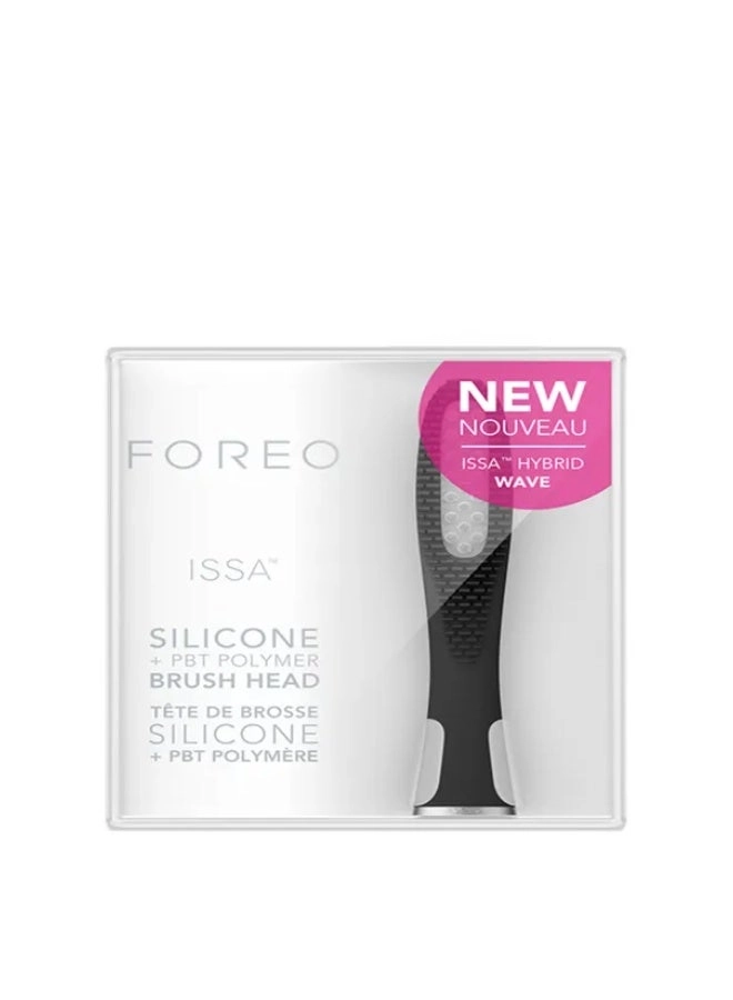 Issa Hybrid Wave Brush Head - Black 1unit