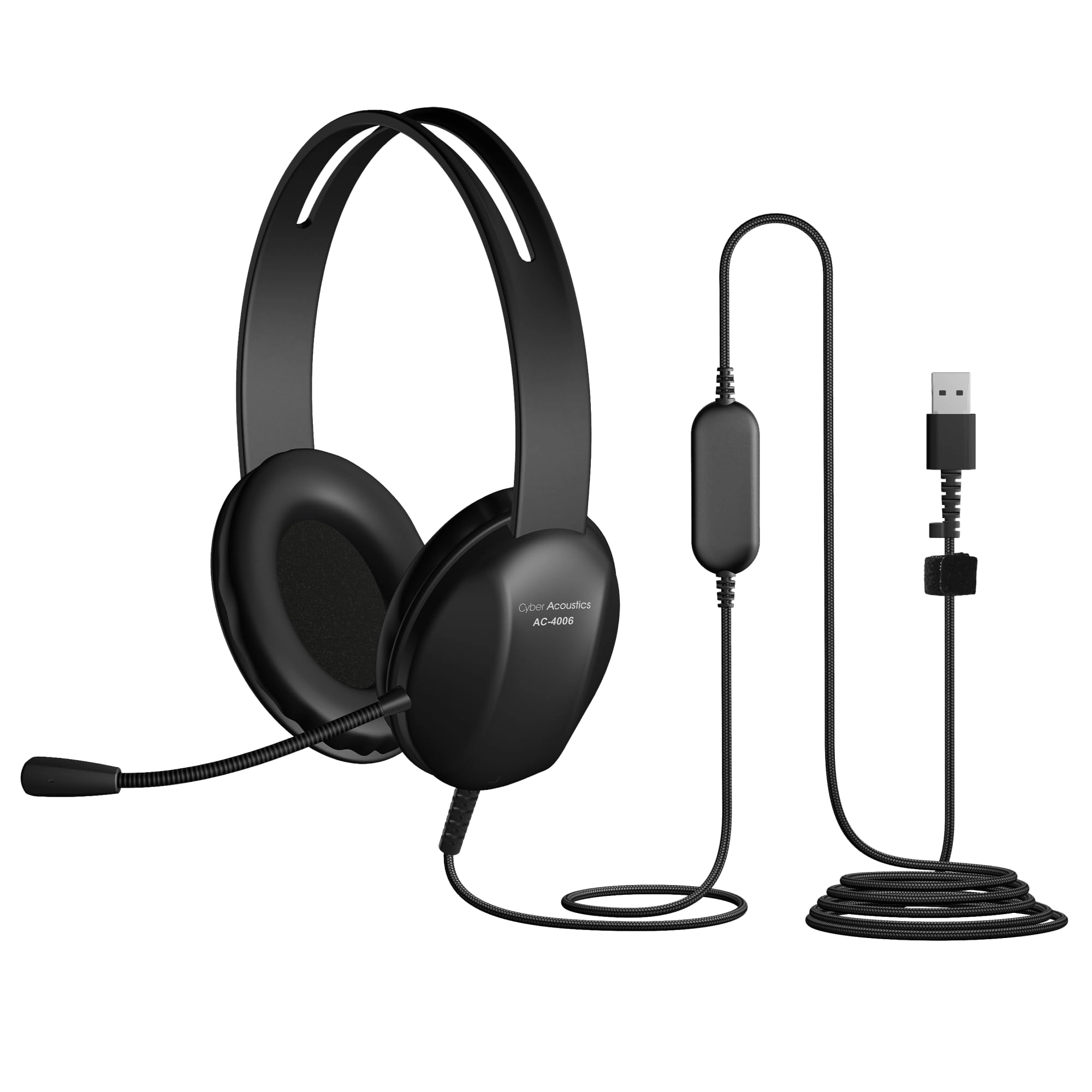 Cyber Acoustics AC-4006 Wired Headset