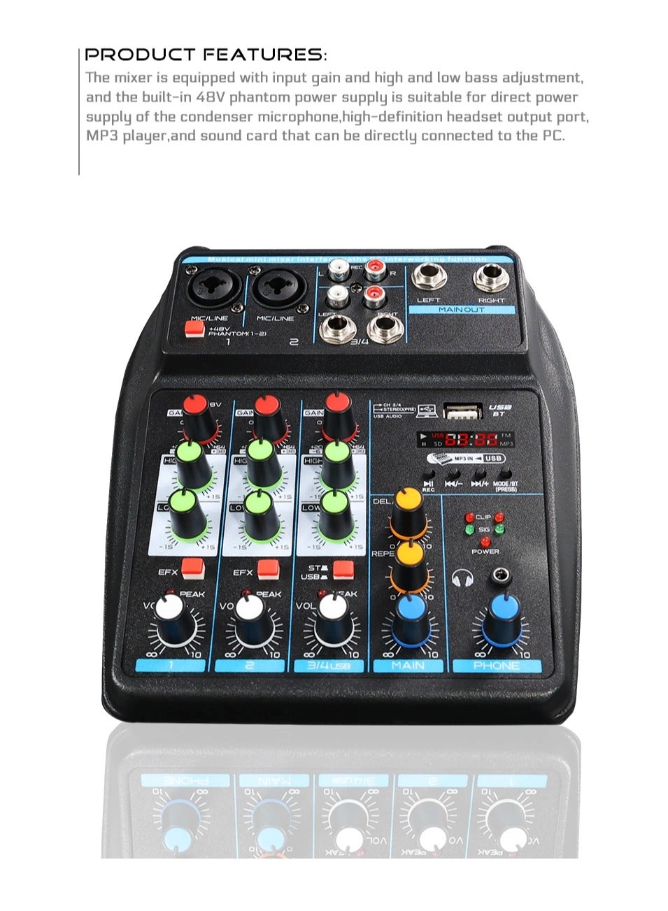 4 Channel Mixer