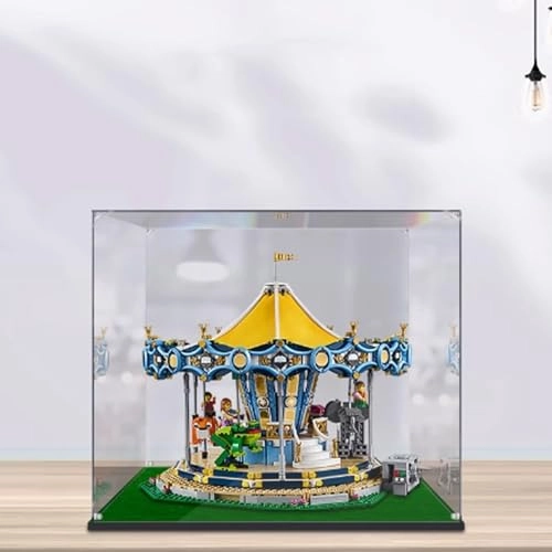 Acrylic Clear Display Case for LEGO Carousel Model 10257