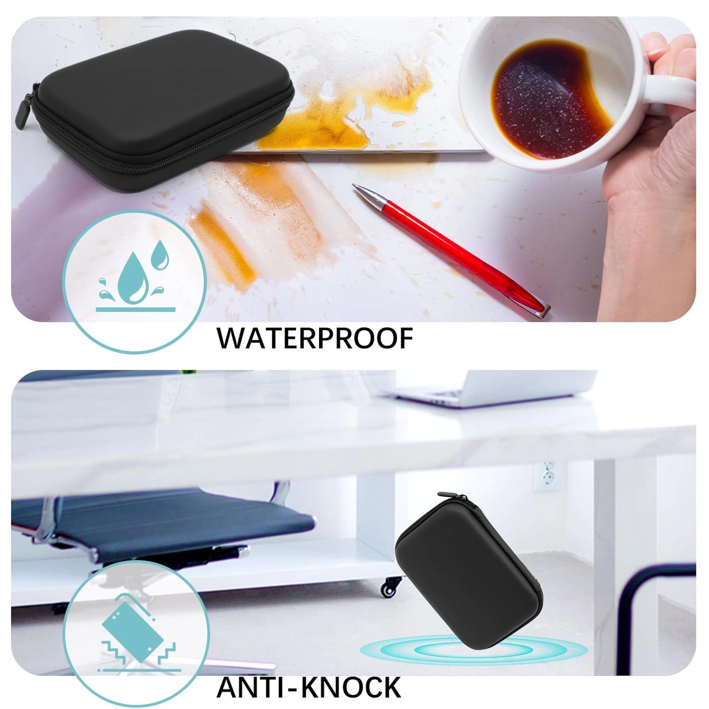 External Hard Drive Case - 1TB 2TB 4TB 5TB