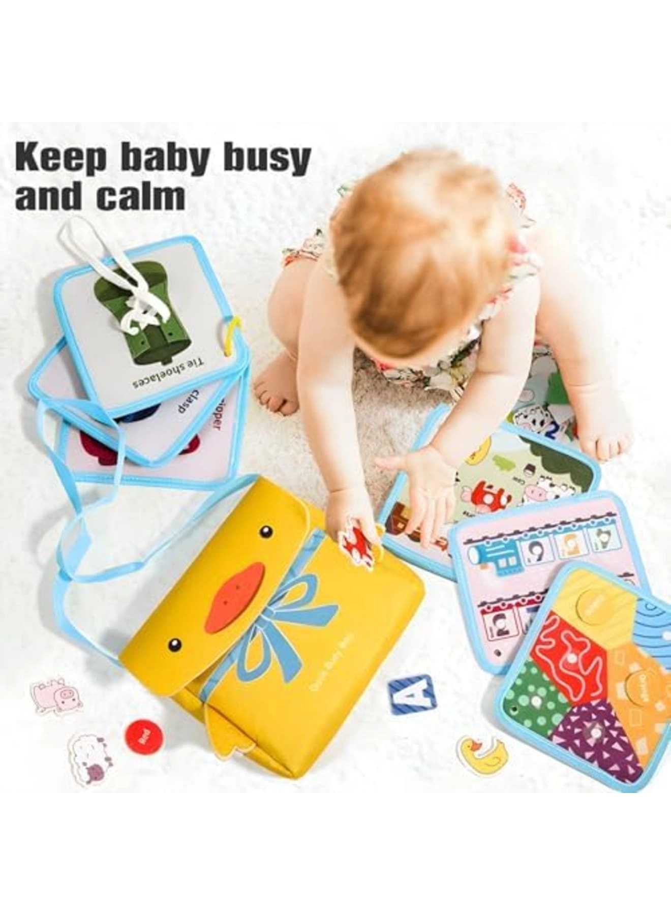 Montessori Busy Book - 1-3 years