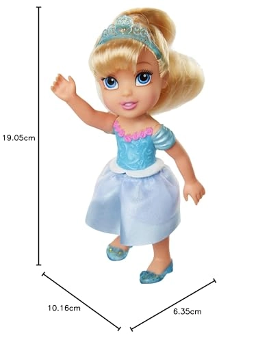 Cinderella Posable Little Doll - Sparkly Suit Removable Skirt