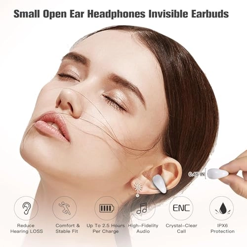 Open Ear Bone Conduction Headphones Wireless Headphone