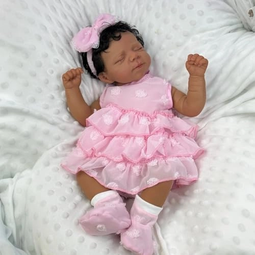 Pascale Reborn Baby Doll - 18 inch Vinyl sleeping Ages 3+