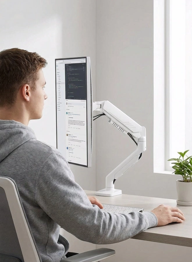 Desktop display single arm bracket - 13-34 inch 75x75/100x100mm