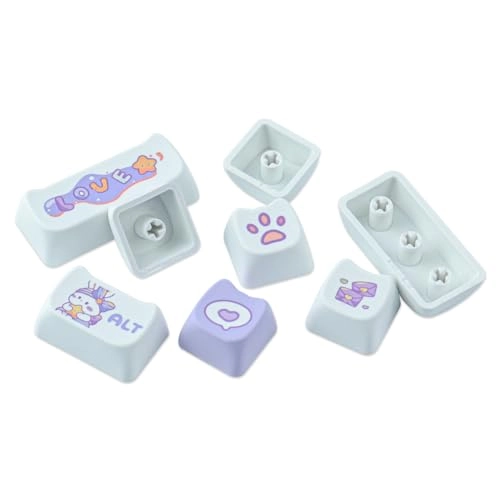 PBT KEYCAPS - 140 Keys Pink MAO Profile