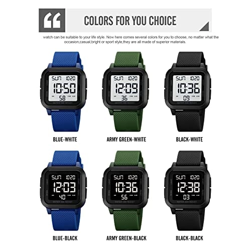 Sport Digital Watch 40mm Acrylonitrile Butadiene Styrene