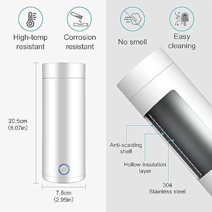 Portable Stainless Steel Electric Kettle