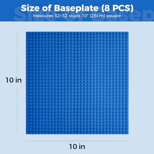 Classic Baseplates - 8 pcs