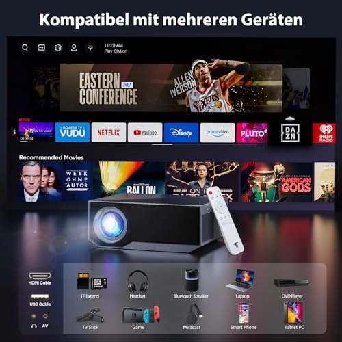 Mini Projector B0FQBYPRVM 18000 Lumens