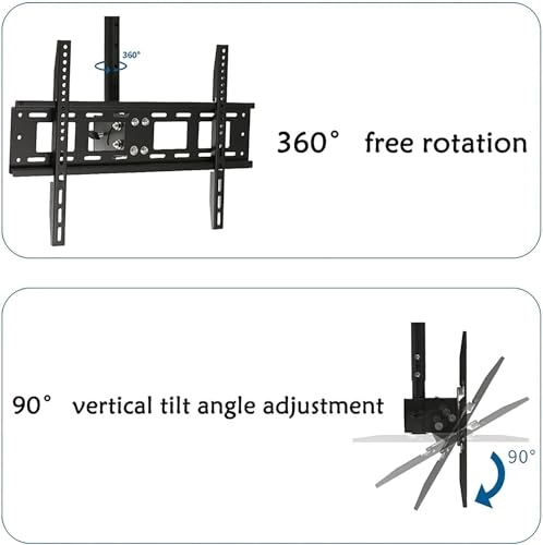 TV Ceiling Mount - 80kg 37-85 inch