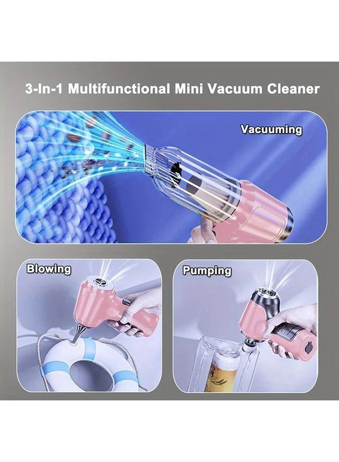 4-in-1 Wireless Handheld Vacuum Cleaner - 2000mAh