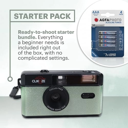 35mm Half-Frame Reloadable Film Camera - fixed-focus