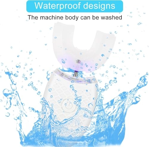 U-Shaped Electric Sonic Toothbrush - Battery Powered Travel
