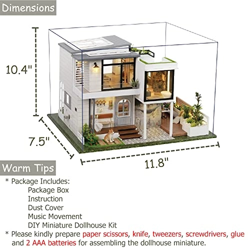 DIY Miniature Dollhouse Kit - Warm Moment 1:24