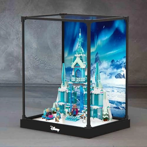 Display Box for LEGO 43244 Ice Castle for Che-wbacca Acrylic Dustproof Transparent Custom Display Case - LEGO