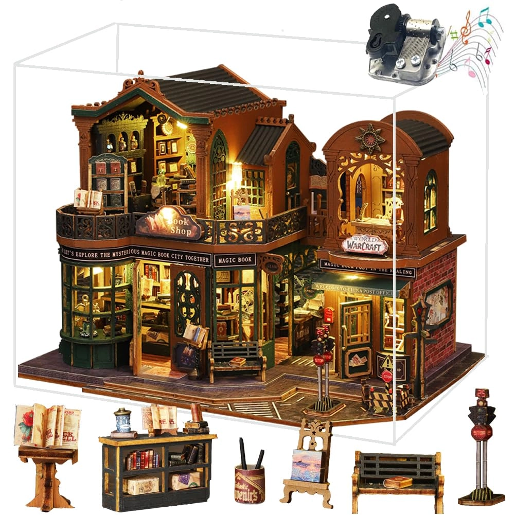 Magic House - 3D Mini Dollhouse Musical Movement