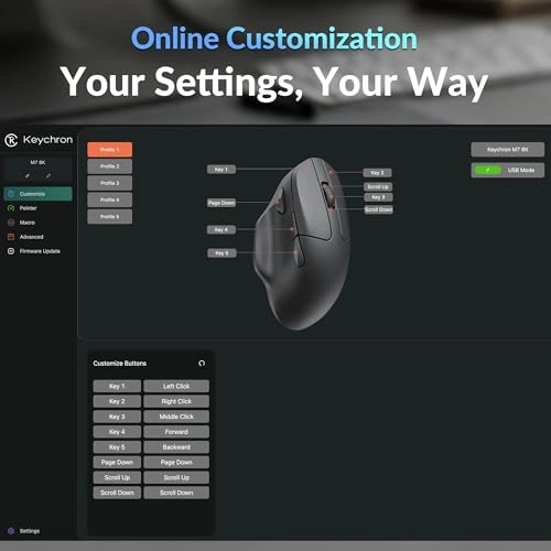 M7 Gaming Mouse - Tri-Mode