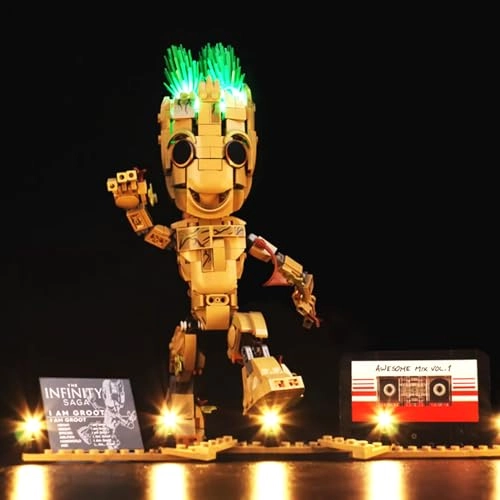 LED Lighting kit - I am Groot 76217 Multicolor