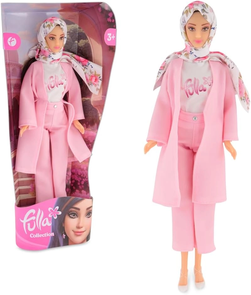 Fulla Collection Doll - Girl Pink Trendy Outfit Ages 3+
