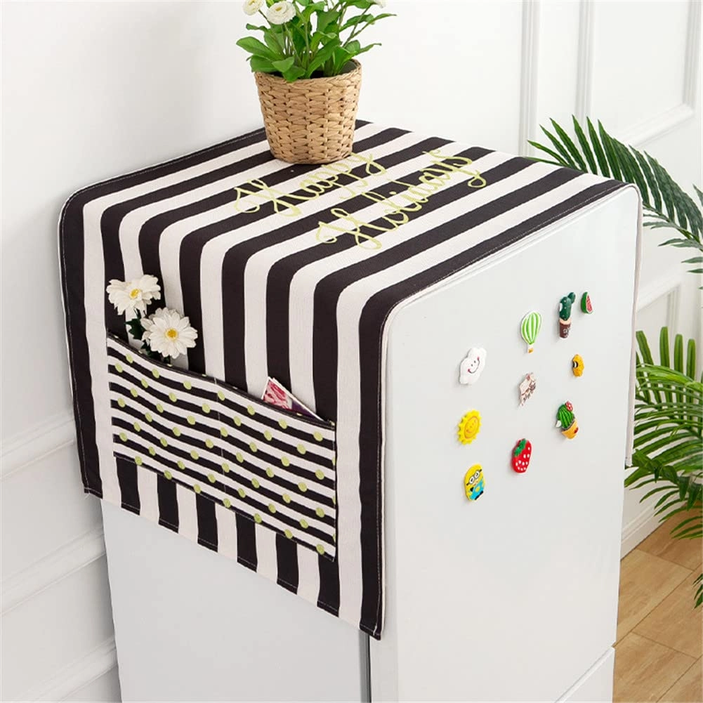 Lukery Fridge Dust Covers - 65x180cm Bold Stripe