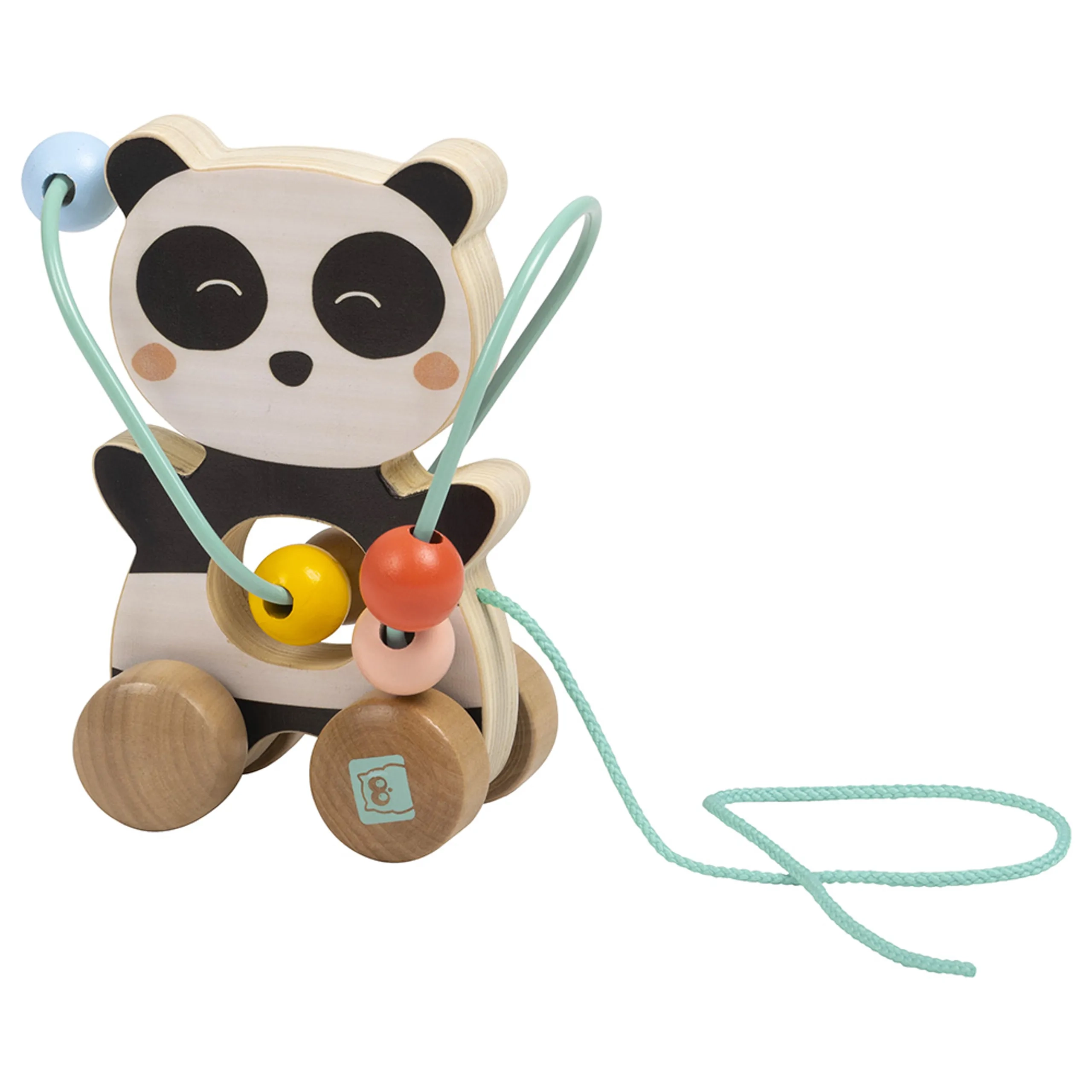 Eurekakids Mini Looping Push And Pull Toy - Panda