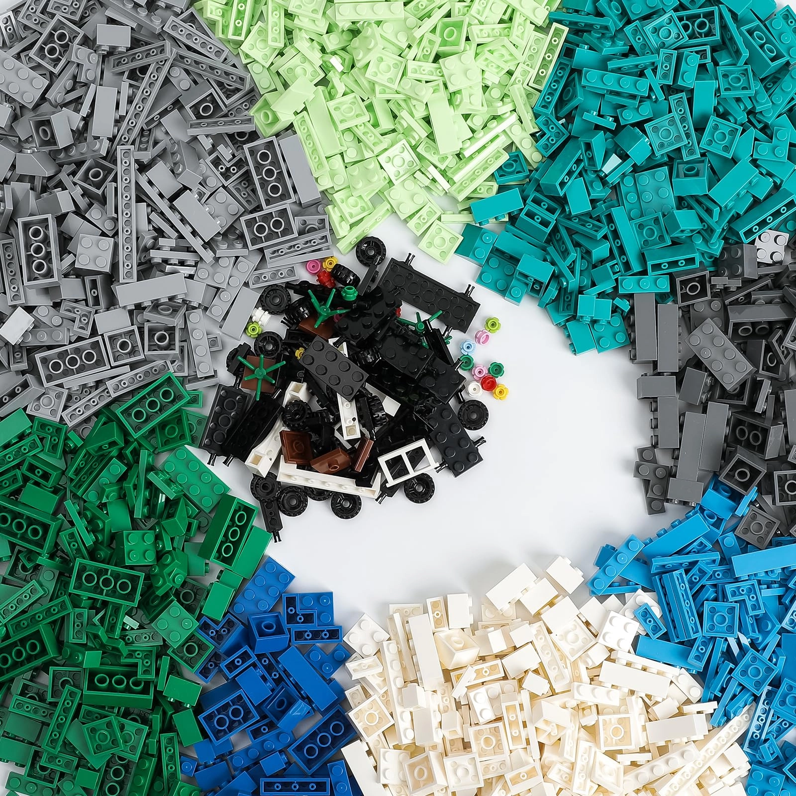 HUIZDQ Building Bricks - 1800 pcs Vehicle