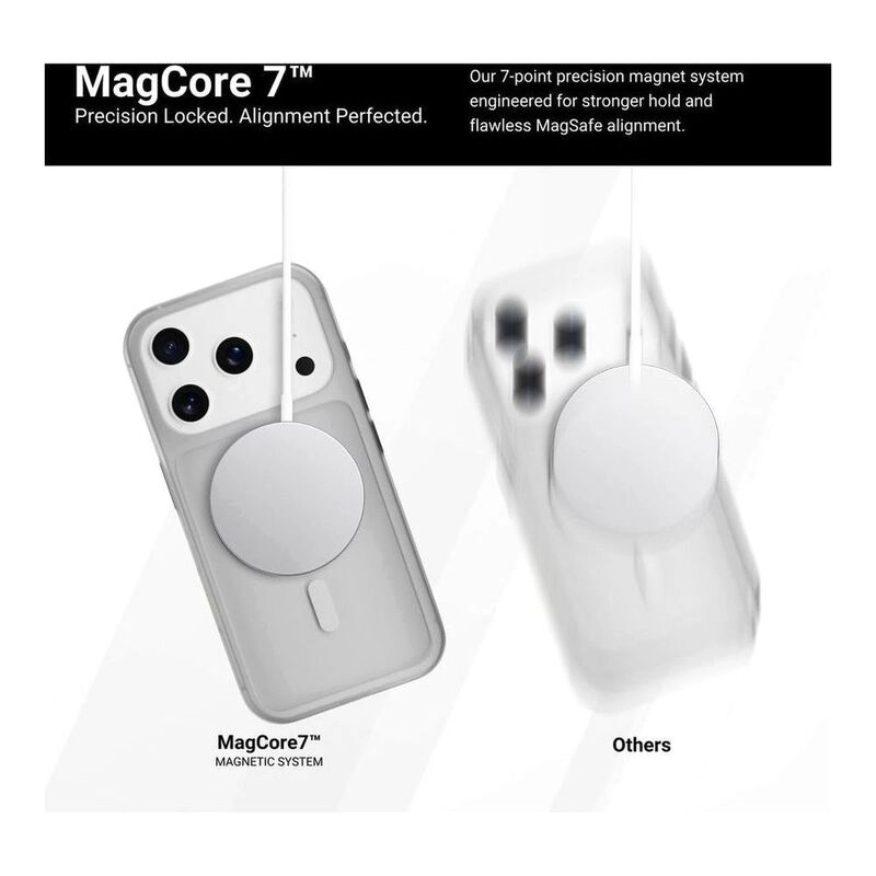 RIFT Impact Frame - Transparent Optical-Grade PC Back Colored TPU Frame with MagSafe for iPhone 17 Pro Max