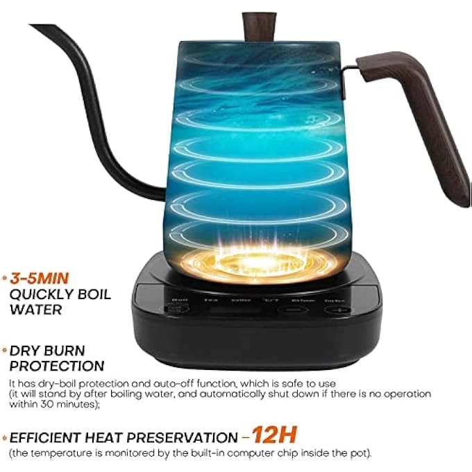 Gooseneck Electric Kettle 1L